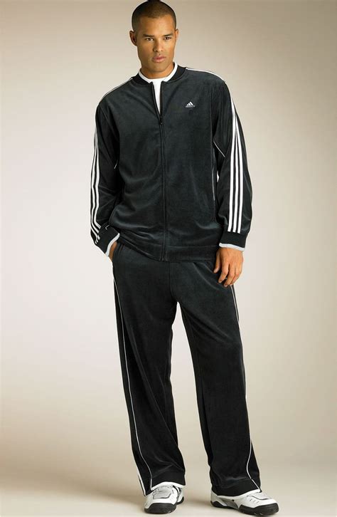 Adidas velour tracksuits